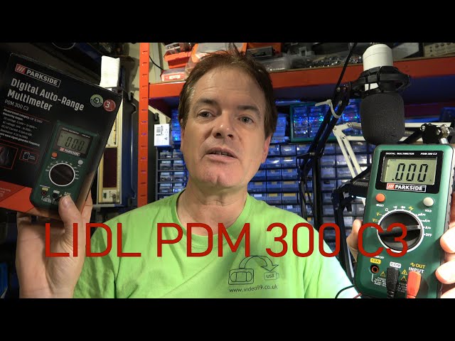 LIDL Parkside DM300 C3 Autoranging digital multimeter. Dangerous design  flaw? - YouTube