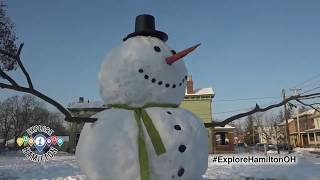 Hamilton family builds giant snowman to teach son lesson about resilience Hamilton family builds giant snowman to teach son lesson about resilience