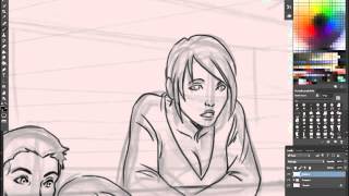 Draw people with mixed emotions