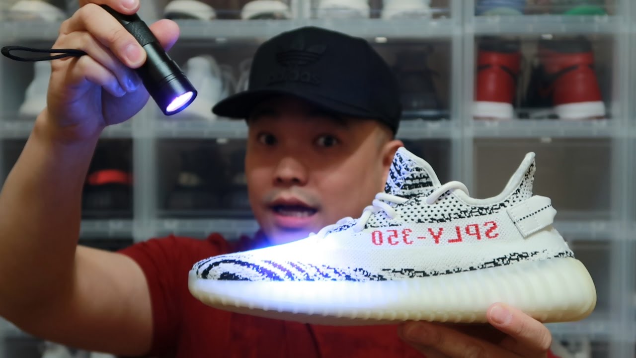 yeezy 350 zebra reflective