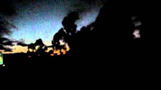 SAM_1574 Auto-estrada A13 sentido Santarém Setúbal após pôr-do-sol.AVI