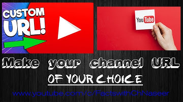 Create Custom URL for Youtube Channel | LATEST VIDEO | Eligibility & Criteria - Facts with Ch Naseer