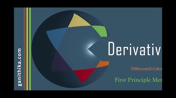Derivatives of polynomial and trigonometric functions using First Principle Method.