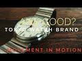 Japanese quartz watch movement in motion