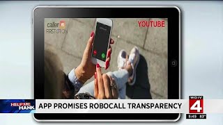 App promises robocall transparency screenshot 3