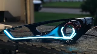 Genesis coupe color shifting hex halo headlights - ntxglow