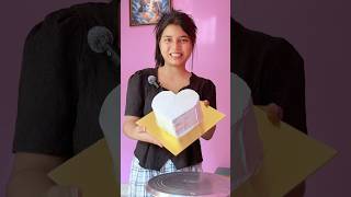 Round cake or pora heart shape bonalu #cake #youtubeshorts #minivlog #yt #shorts