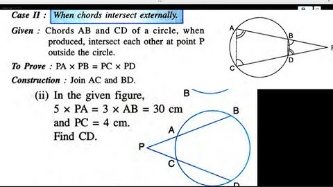 ICSE Class 10 | Selina Ex 18B(ii) | Intersecting Chords Theorem | externally intersecting chords