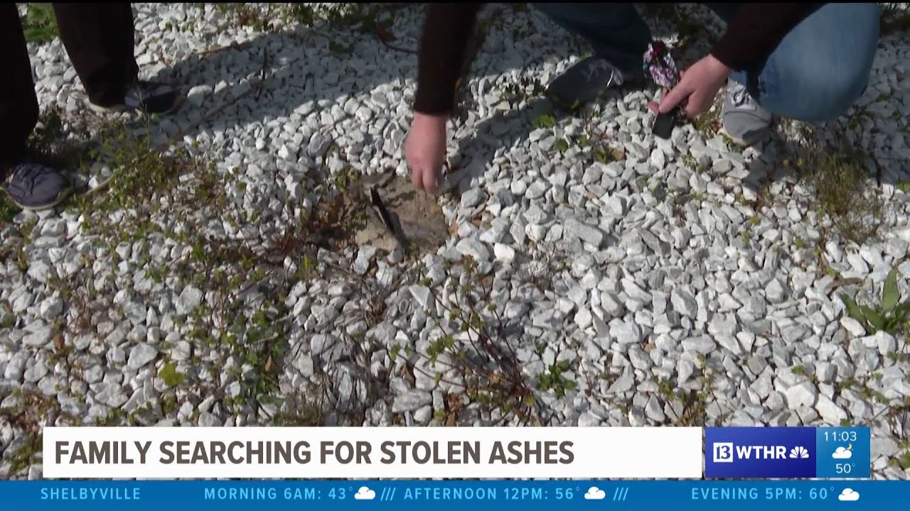 Family searching for stolen ashes - YouTube
