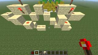 Minecraft - Compact Full Adder (2 Wide with 2 Tick Carry)