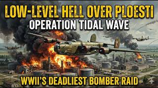Operation Tidal Wave: 177 B-24 Liberators in Treetop Attack on Ploesti Oil Fields – WWII