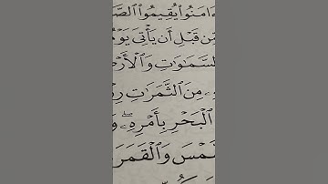 دينى سورة إبراهيم الآية ٣٢/٣٤ ح١٦ م١٦/٨/s