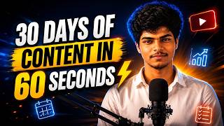 I Built a Free AI Tool That Writes Your Entire Month of Content in 60 seconds