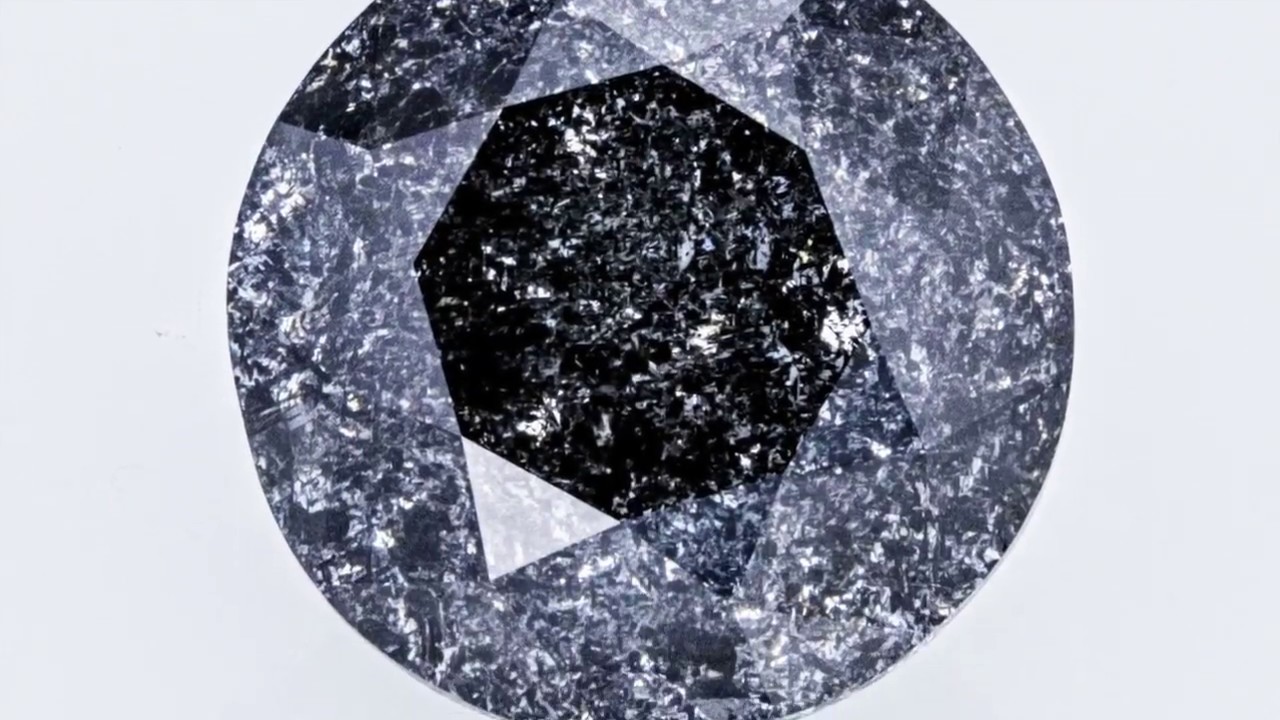 Galaxy Diamond: The Starry Night Diamond: An Incredibly Rare 25 Carat Salt & Pepper Masterpiece