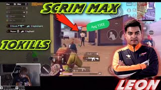 Leon Play Scrim Max Cg Vs Apg 10Kills Pubg Mobile Khmer Gamer Fanny