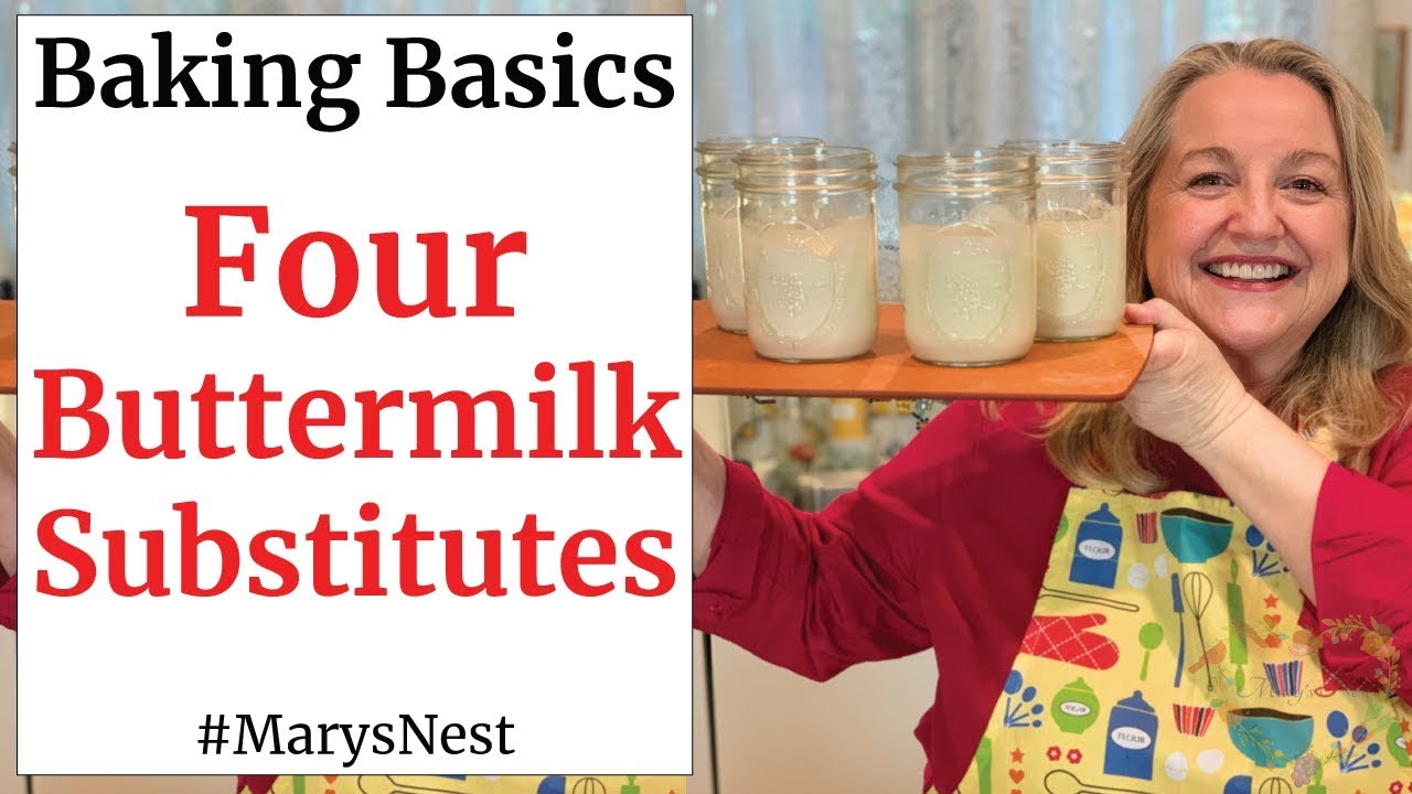 How to Make Buttermilk Substitute - 4 Simple Substitutions - Baking Basics