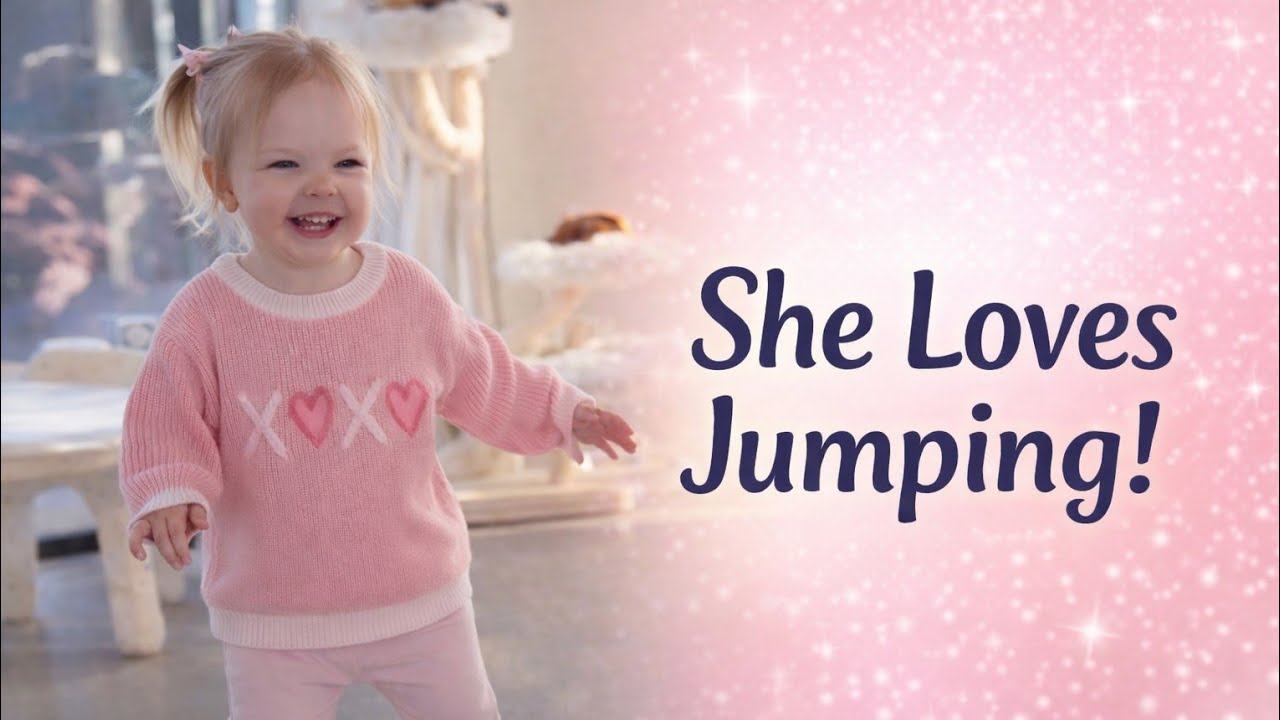 OHH MY SWEET ELLIE WAS NOT STOP JUMPING😊 AND SHE'S SO PRECIOUS😍 LOOK AT THIS..