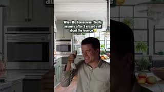 When they avoid the bill #contractorlife #homeservice