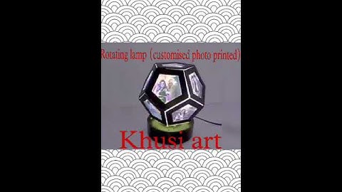 Hexagon Rotating Lamp