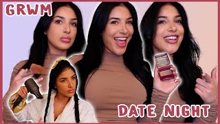 Grwm - How I Blow Out My Hair10 Min. No Make Up Make Up Date-Night Vlog