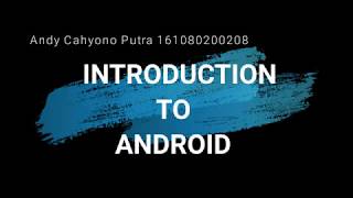 E Learning 1 - Introduction to Android