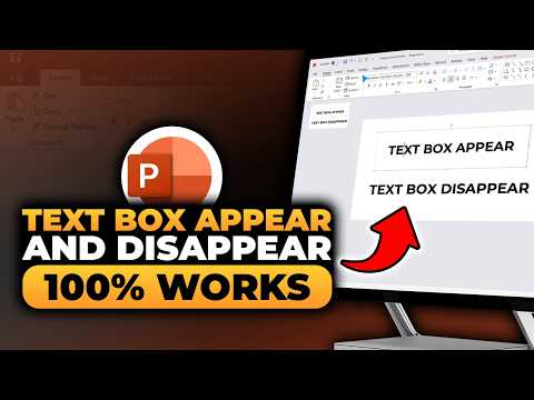 How To Make a Text Box Appear And Disappear in PowerPoint (𝟮𝟬𝟮𝟲) | 100% WORKS | NO Yapping & EASY