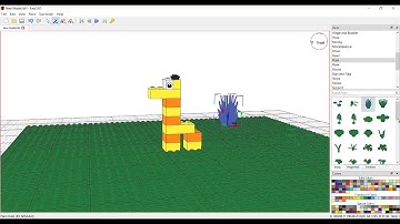 LeoCAD: 3D-модель "Жираф" (Giraffe)