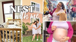 Nest with Me! 30-32 Weeks Pregnant | Organizing, Baby Room, Baby Moon