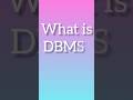 What is DBMS | data base management system | SQL | Basics of SQL | SQL for beginners | in Kannada