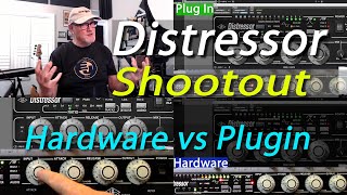 Distressor Shootout   EL8 Hardware vs UAD Plugin  See how close they sound. There is a difference!
