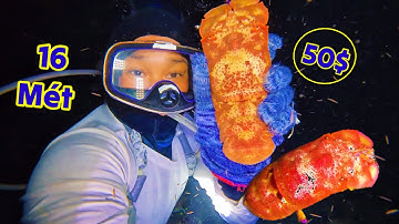 Kiếm Tiền Triệu Nhờ Tôm Mũ Ni Đỏ "Khủng" Trong Đợt Lặn Trước Bão