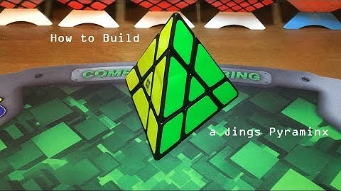 How to make a flat faced Jings Pyraminx | Build Video