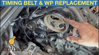 Citroen DS4 1.6 HDI timing belt & water pump replacement