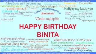 Binita   Languages Idiomas - Happy Birthday