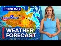 Australia Weather Update: Showers and storms for NSW and Queensland | 9 News Australia