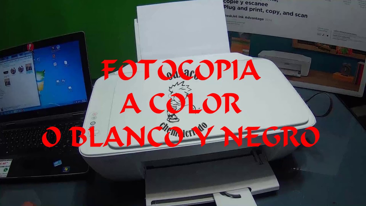 MULTIFUNCIONAL HP 2374 A LA VENTA - YouTube