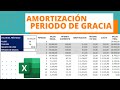 🎯TABLA de AMORTIZACIÓN CUOTA FIJA con PERIODO de GRACIA en EXCEL.