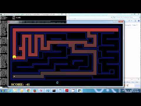 Pacman Trial 1 - DFS