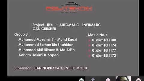 DKM5E G3 AUTOMATIC PNEUMATIC CAN CRUSHER