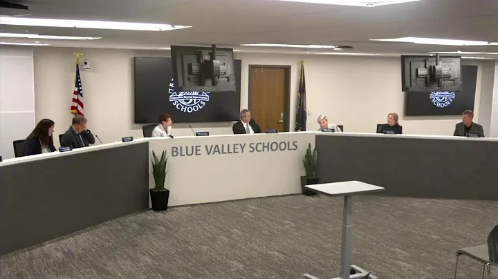 Blue Valley Board of Education Meeting 8-8-2022