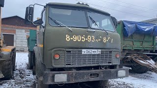Ставим на ход маз 500, разбираю двигатель