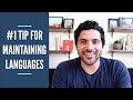 My BEST TIP For Maintaining Foreign Languages