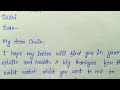 Letter to uncle thanking him for birthday gift | Informal letter