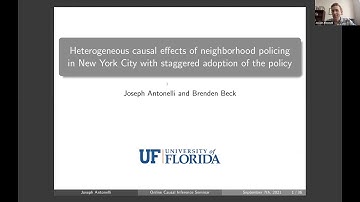 Joseph Antonelli: Heterogeneous causal effects of neighborhood policing in New York City