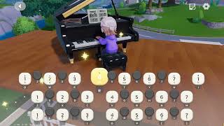 เธอ-cocktail piano ในเกม Heartopia ( เกือบ Full ver ) โน๊ตใต้คลิป screenshot 1
