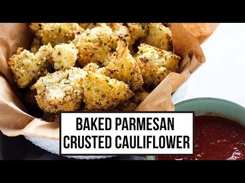 Baked Parmesan Crusted Cauliflower
