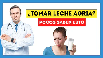 ¿Qué ácido contiene la leche agria?