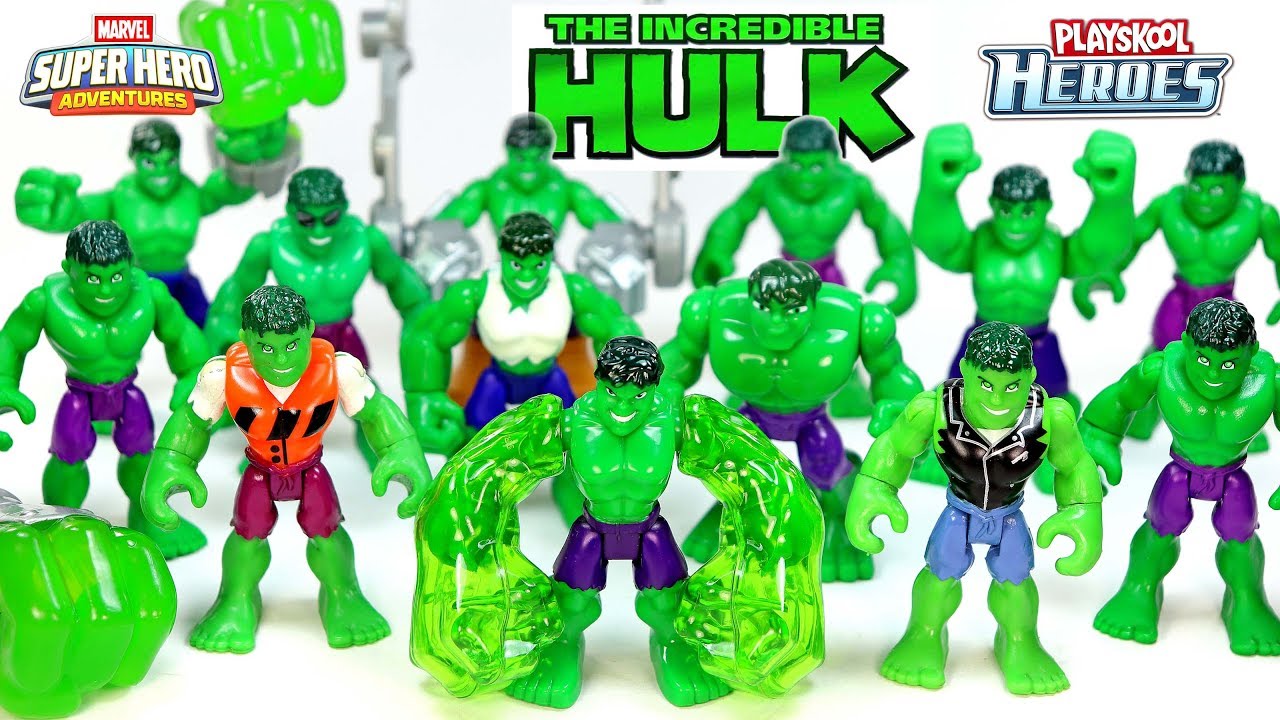 New Marvel Playskool Heroes Super Hero HULK & WOLVERINE Avengers Infinity War 