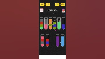 Water sort puzzle - Level 1638 (in less then 1 minute)