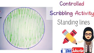 Controlled Scribbling Activity for Nursery Kids | Standing Lines|